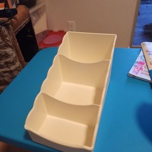 Place for packets Tupperware